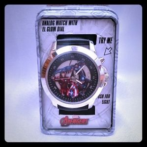 Marvel Avengers Analog watch with blue light